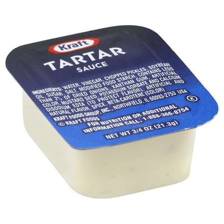 Kraft Tartar Sauce Kosher .75 oz. Cups, PK200 -  10021000664549
